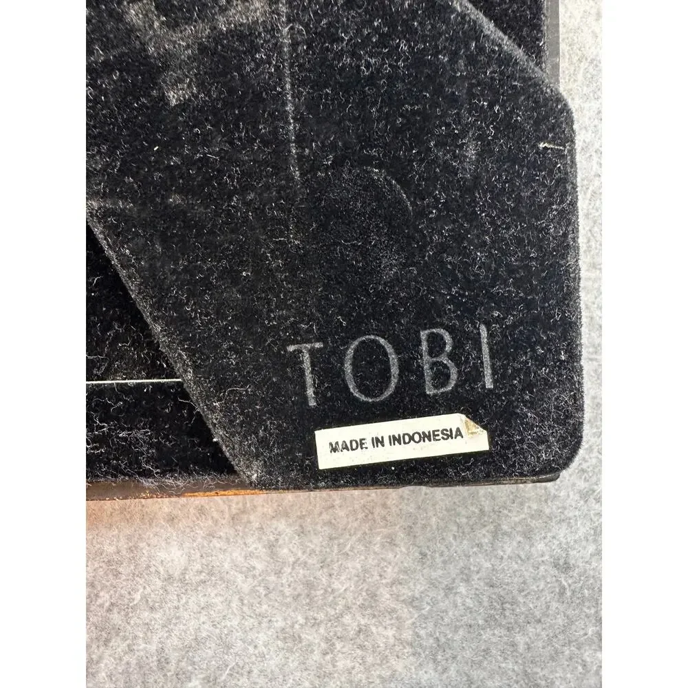 TOBI Gold Ornate Photo Frame Velvet Back Easel Wall Stand Baroque Rococo
